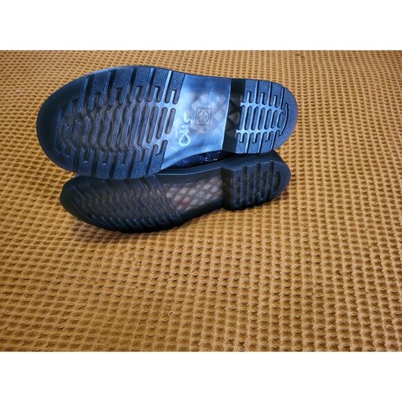 Pascal Dr Doc Martens 1460 Iridescent Shimmer Sparkle Blue Boot NWT Women's 5 - Picture 2 of 4